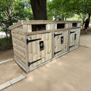 Triple Commercial Bin Store